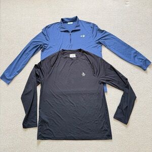 2 for$16 Original Penguin Men's Blue Long Sleeve Shirt